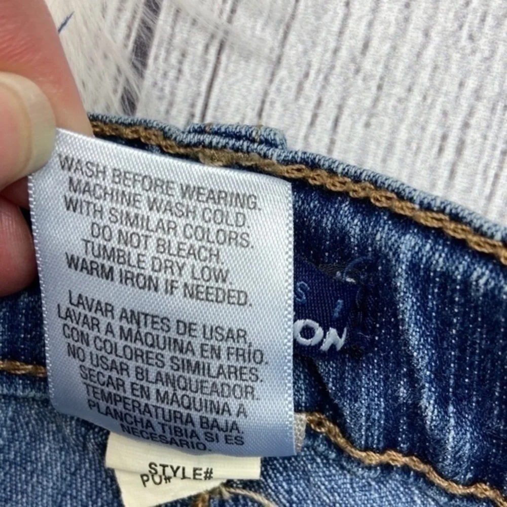 Basic Edition Girls Jeans Size 5 Bootcut Blue Denim Jeans